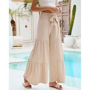 Happily Grey Womens S Tiered Wide Leg Collazo Pants Festival Flowy Hippie Spring